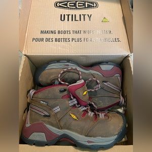 Keen Detroit Mid Steel toe boots 7
